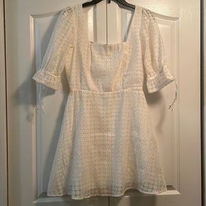 Women’s floral white dress